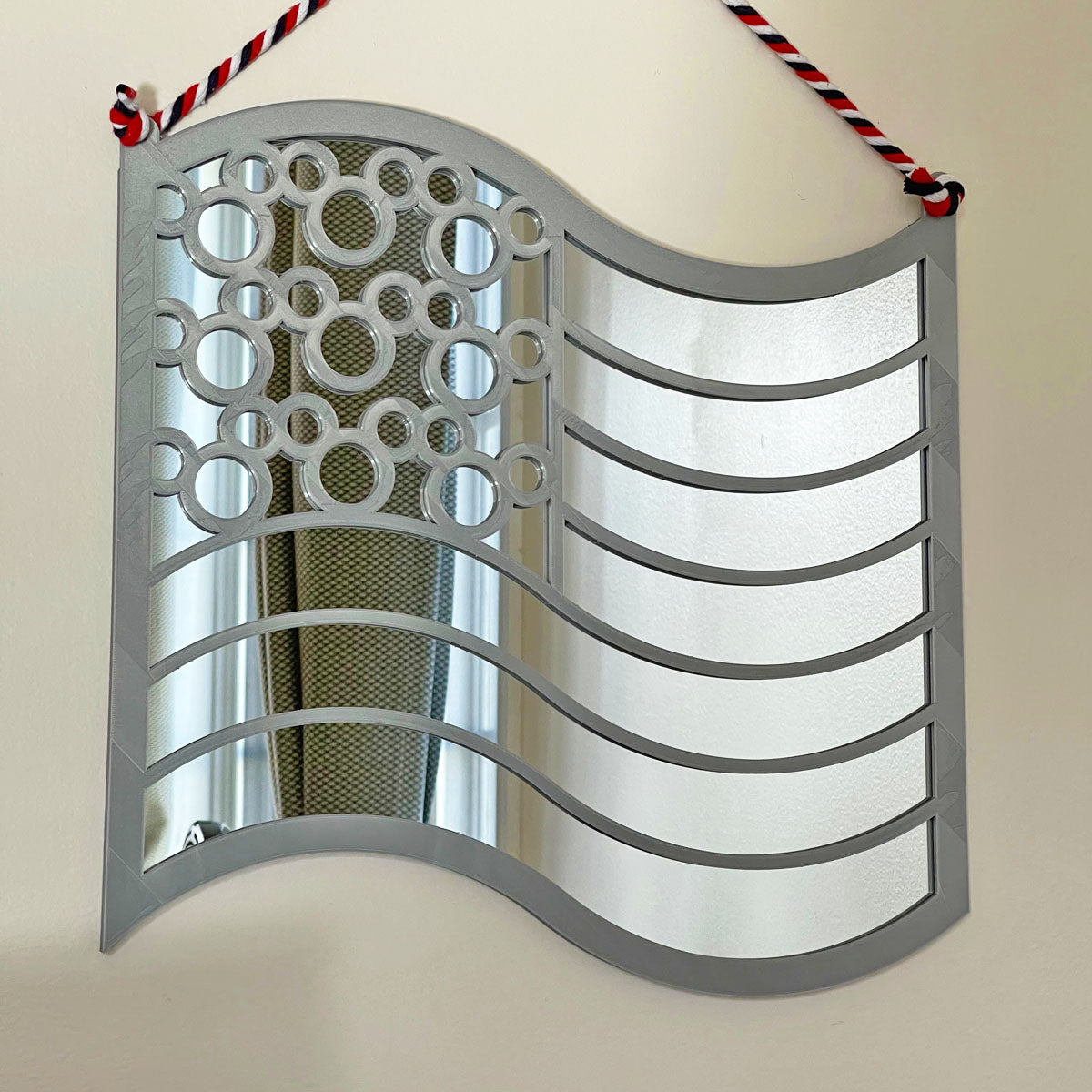 Classic Mouse 12" Flag Wave Mirror - CLEARANCE