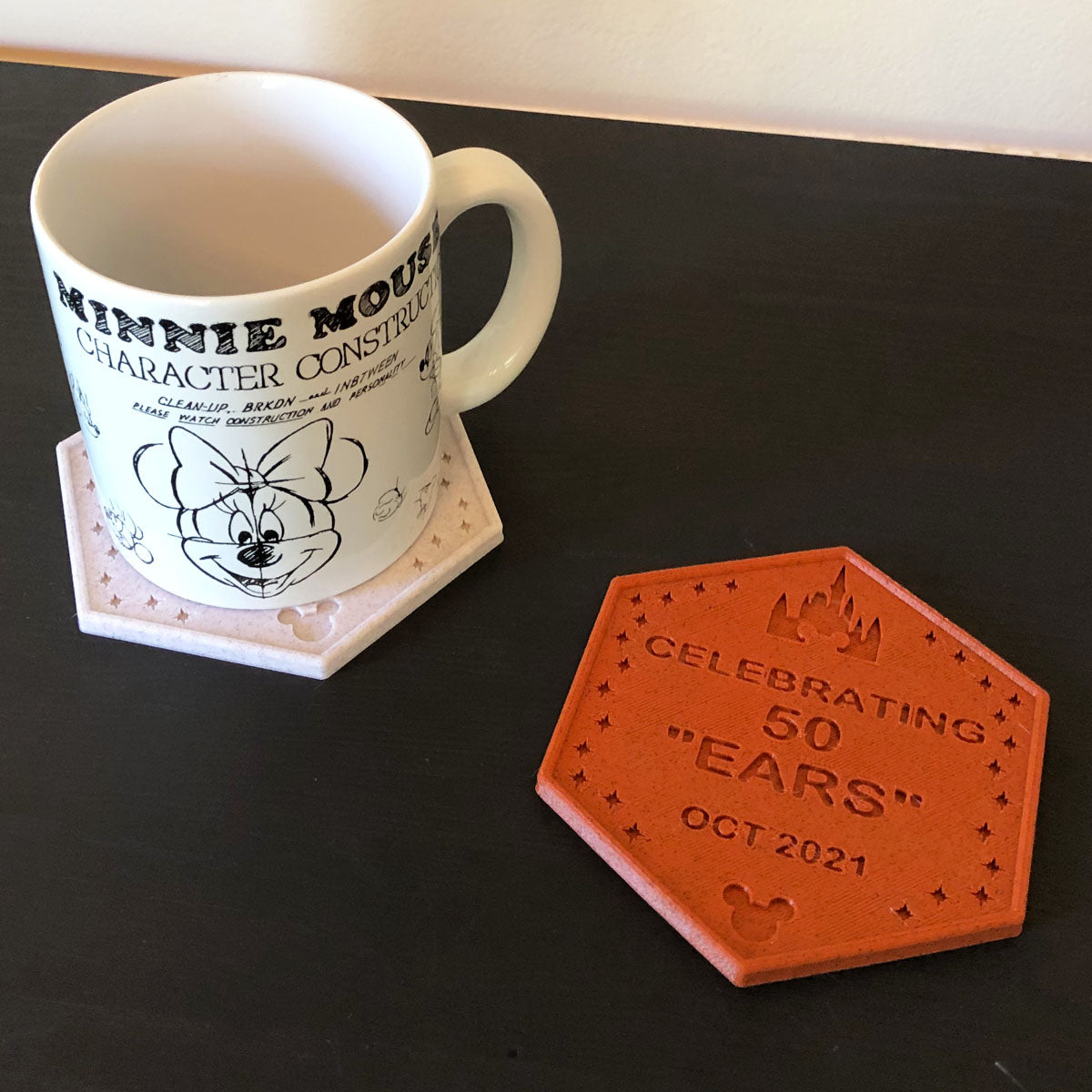 Walk Around the World Brick Drink Coaster - Customizable