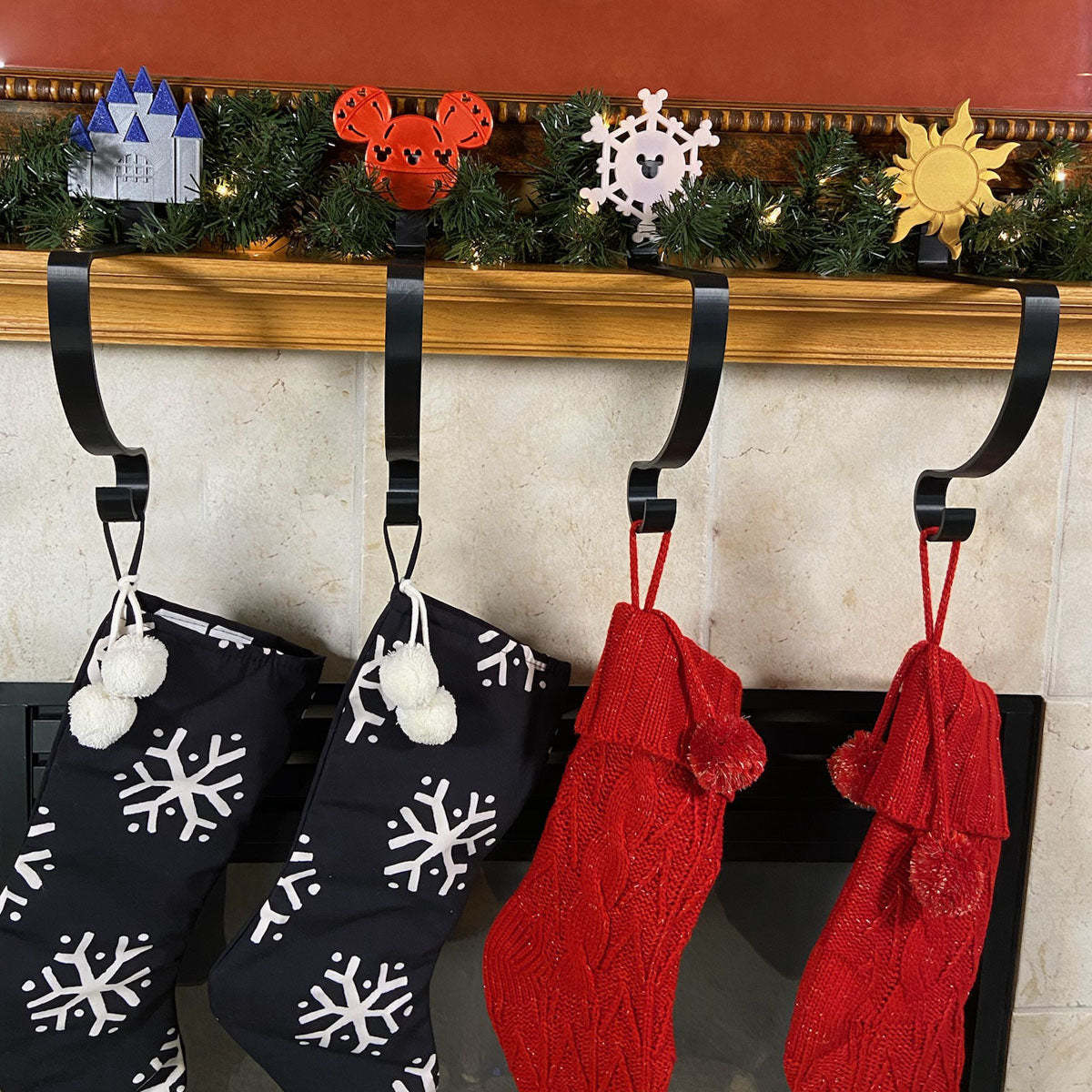 Stocking Hanger with Personalized Icon