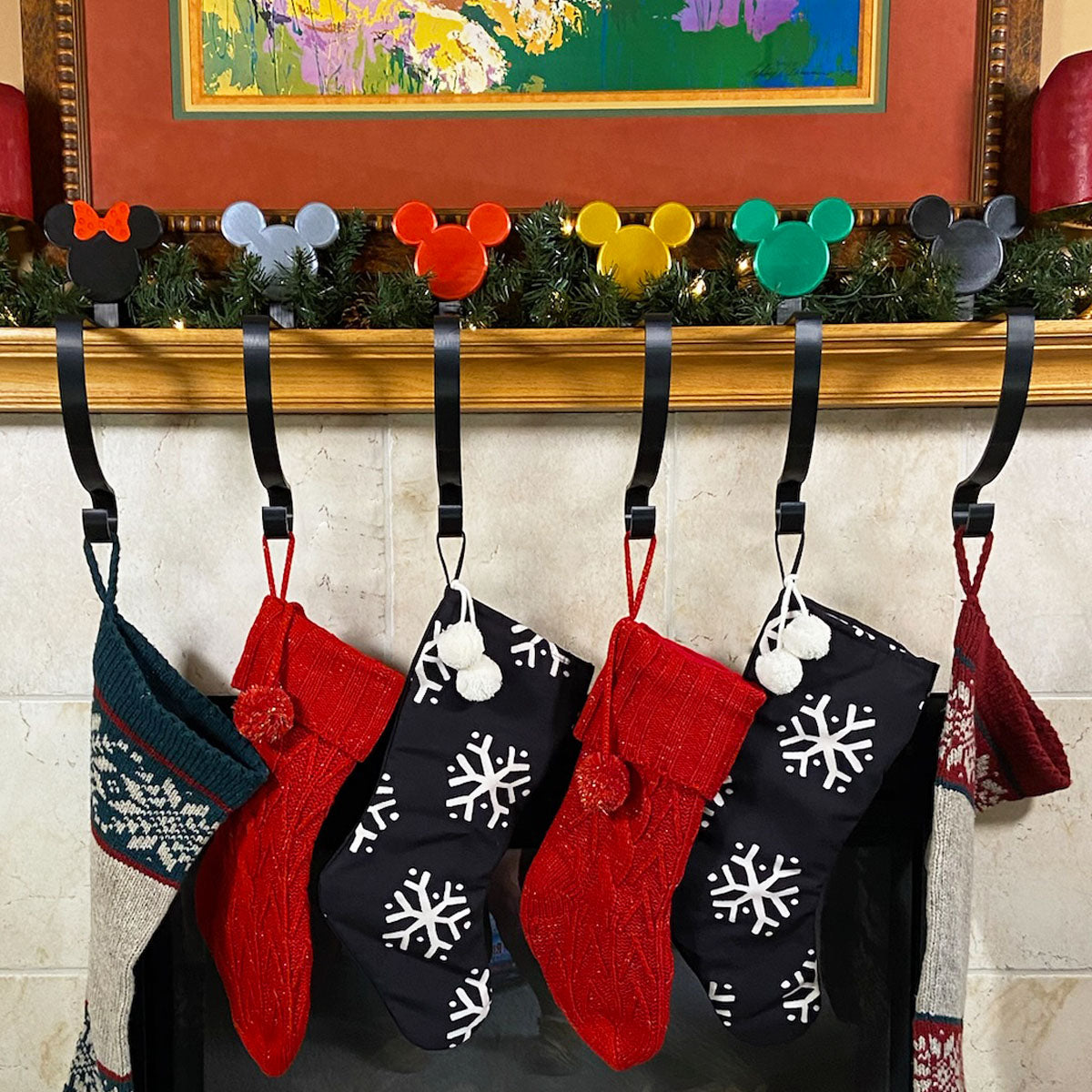 Stocking Hanger with Personalized Icon