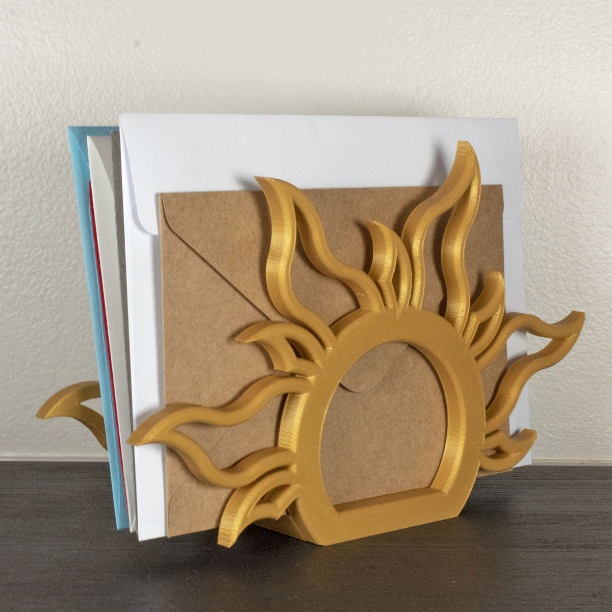 Lost Princess Sun Napkin Holder / Desk File Organizer