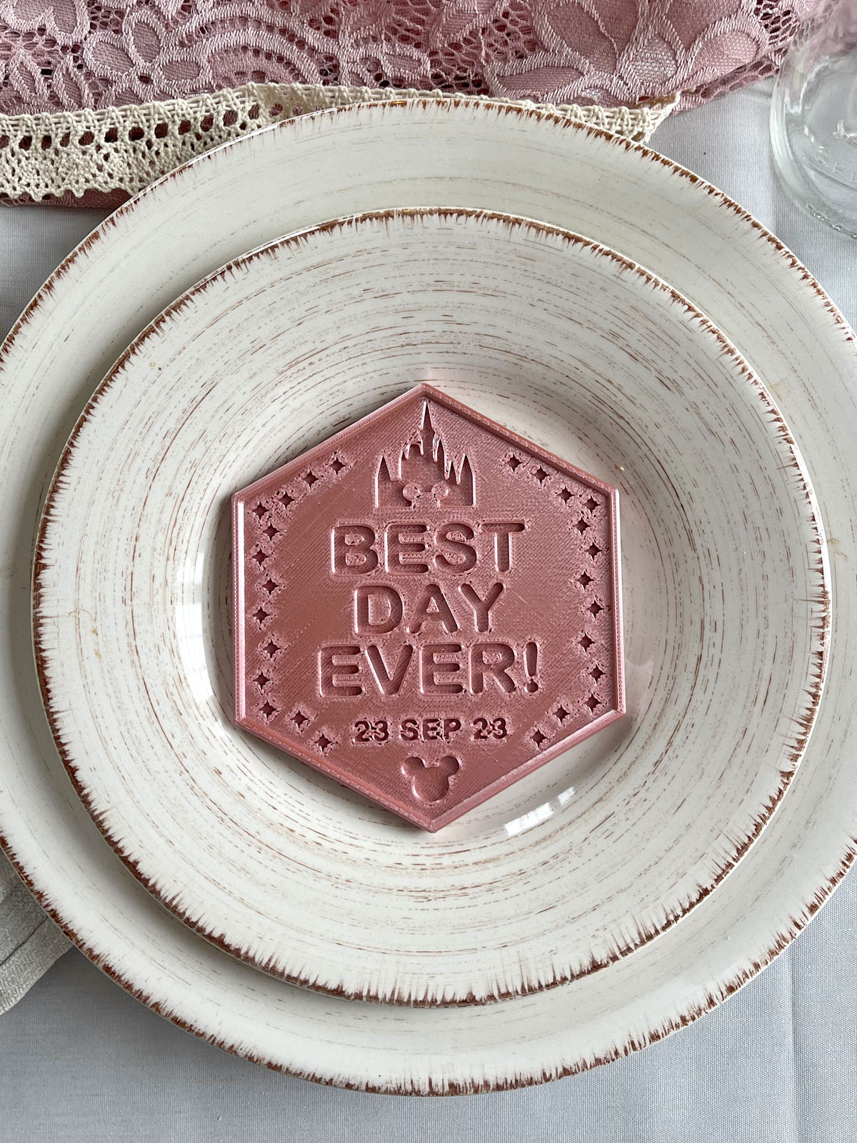 Custom Color Brick Walk Drink Coaster