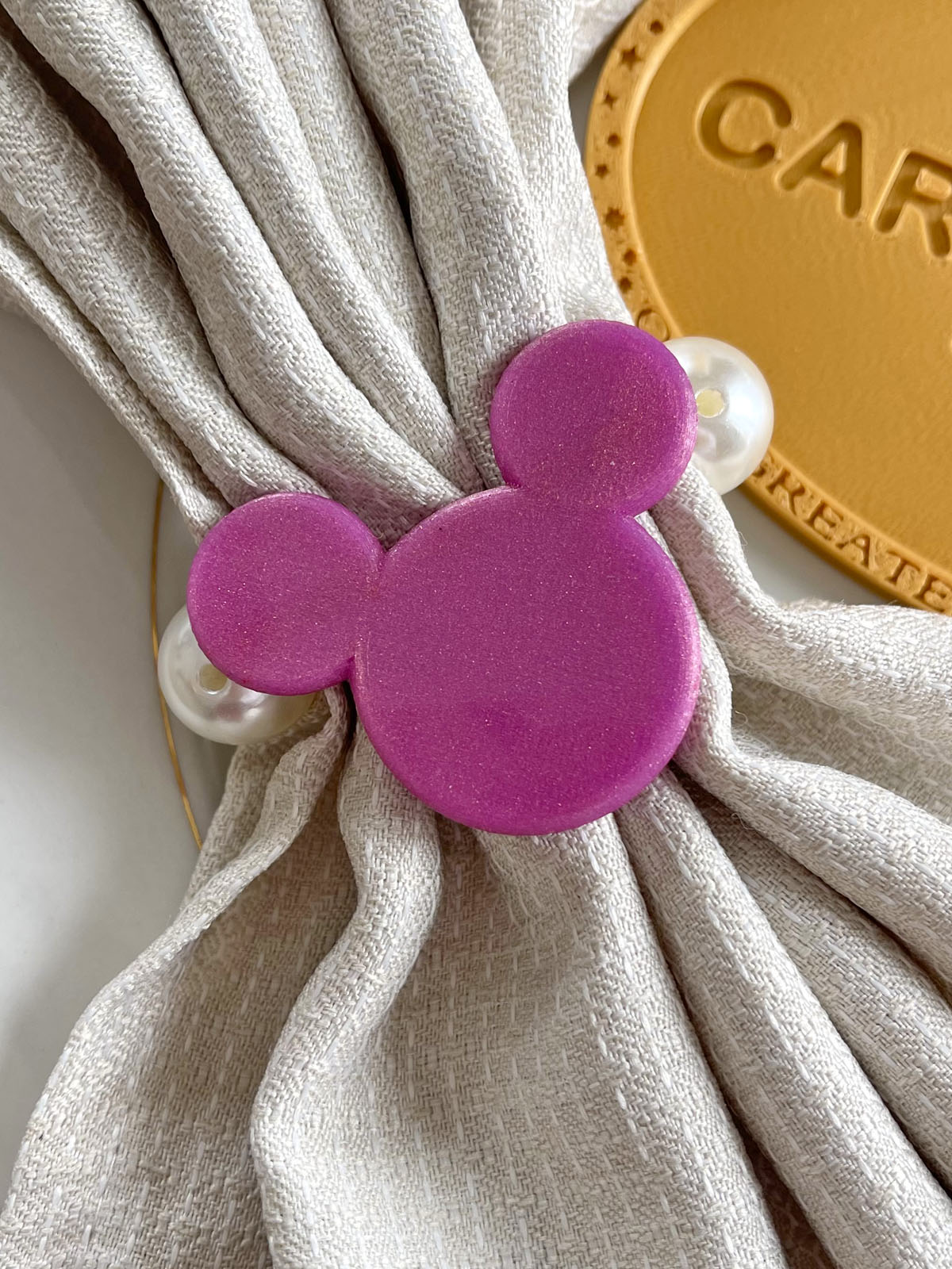 Beaded Mouse Napkin Ring