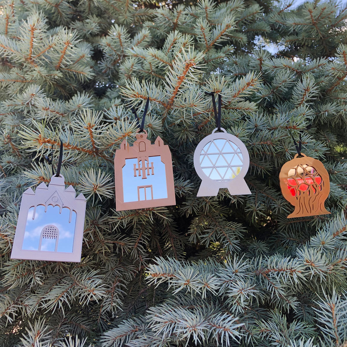 Park Icon Mirror Christmas Ornament