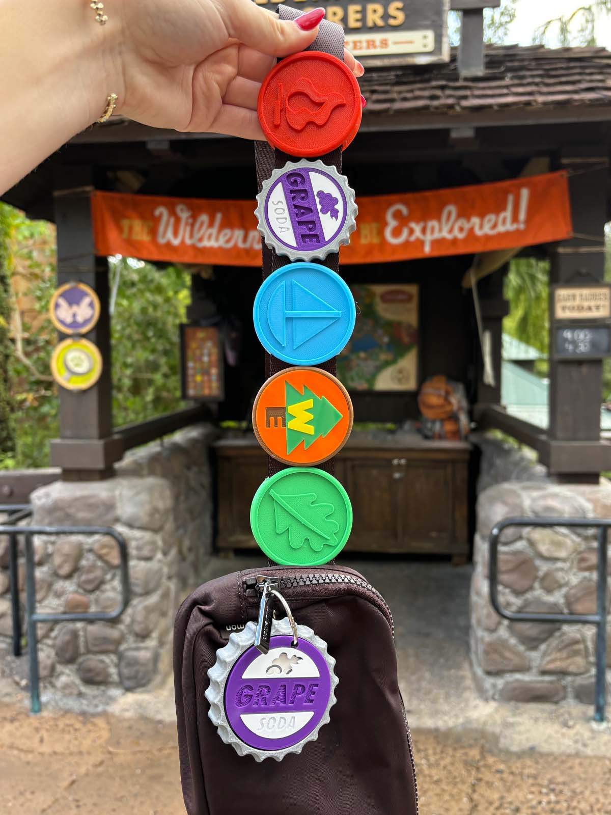 Explorer Badge Set Belt and Bag Charms