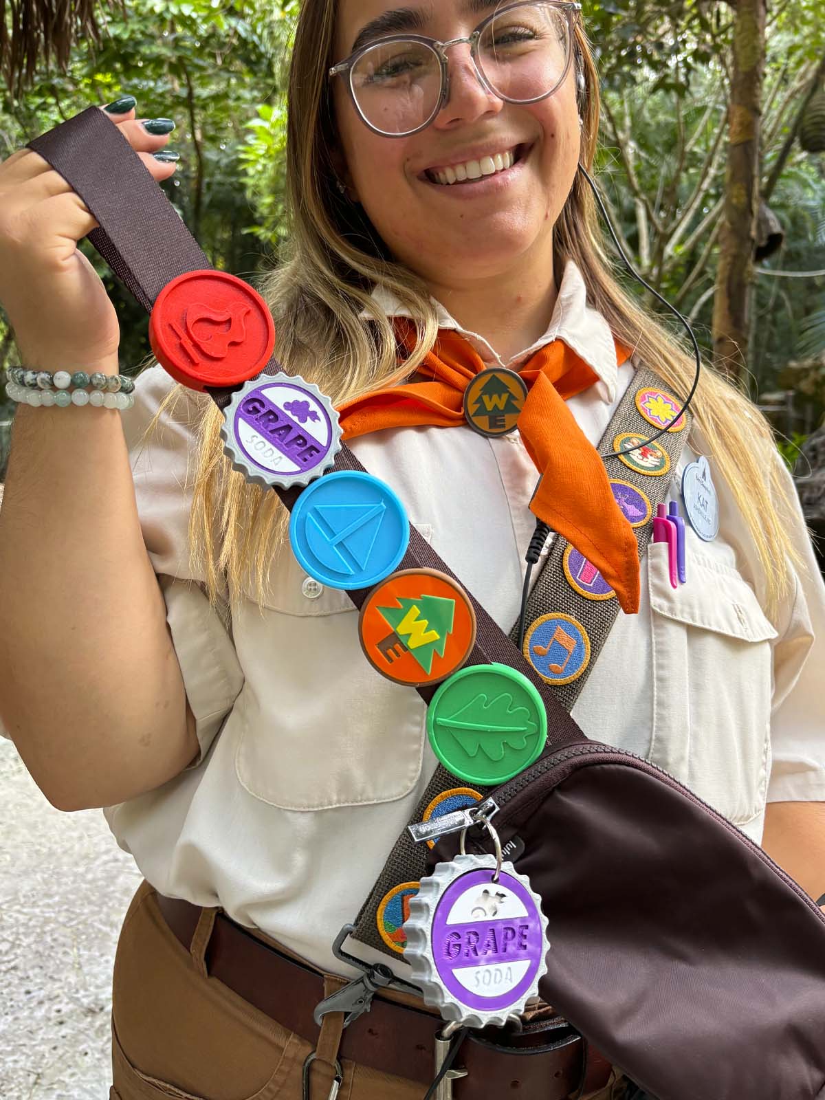 Explorer Badge Set Belt and Bag Charms