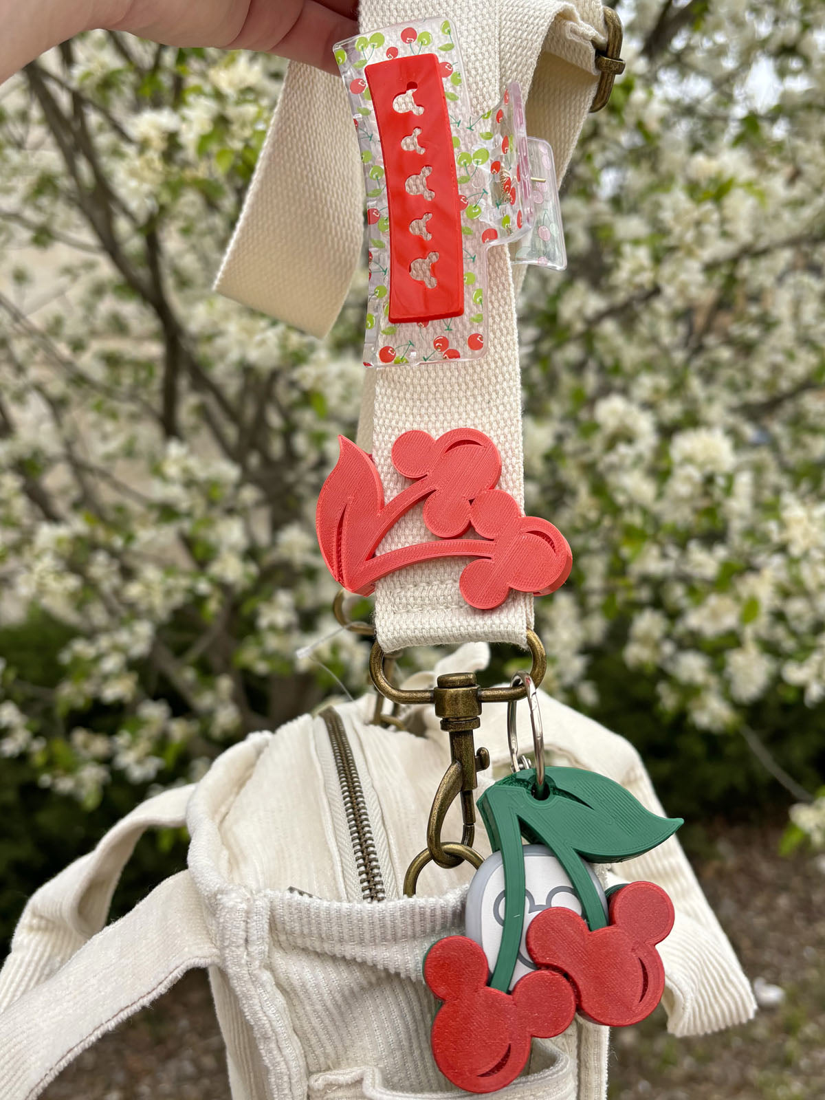 Cherries Belt and Bag Charm