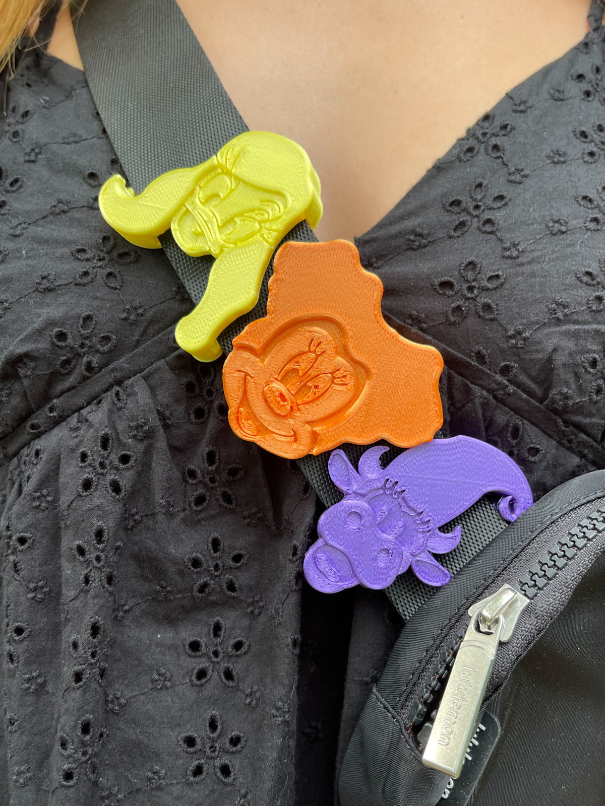 Spooky Sisters 3pc Belt and Bag Charm Set