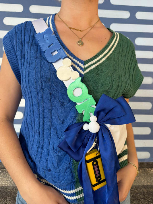 Monster MU and OK Belt and Bag Charm