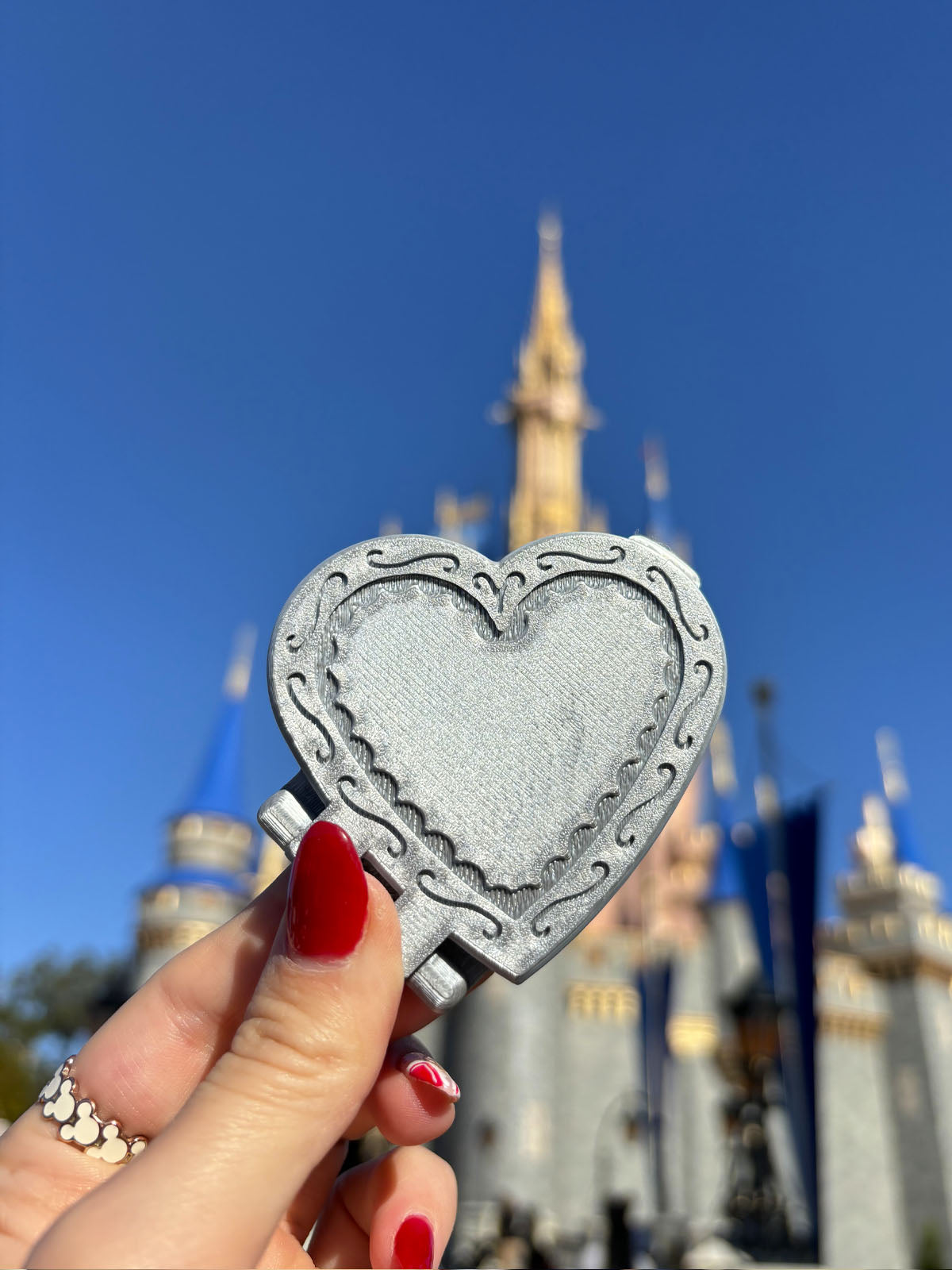 Heart Compact Mirror