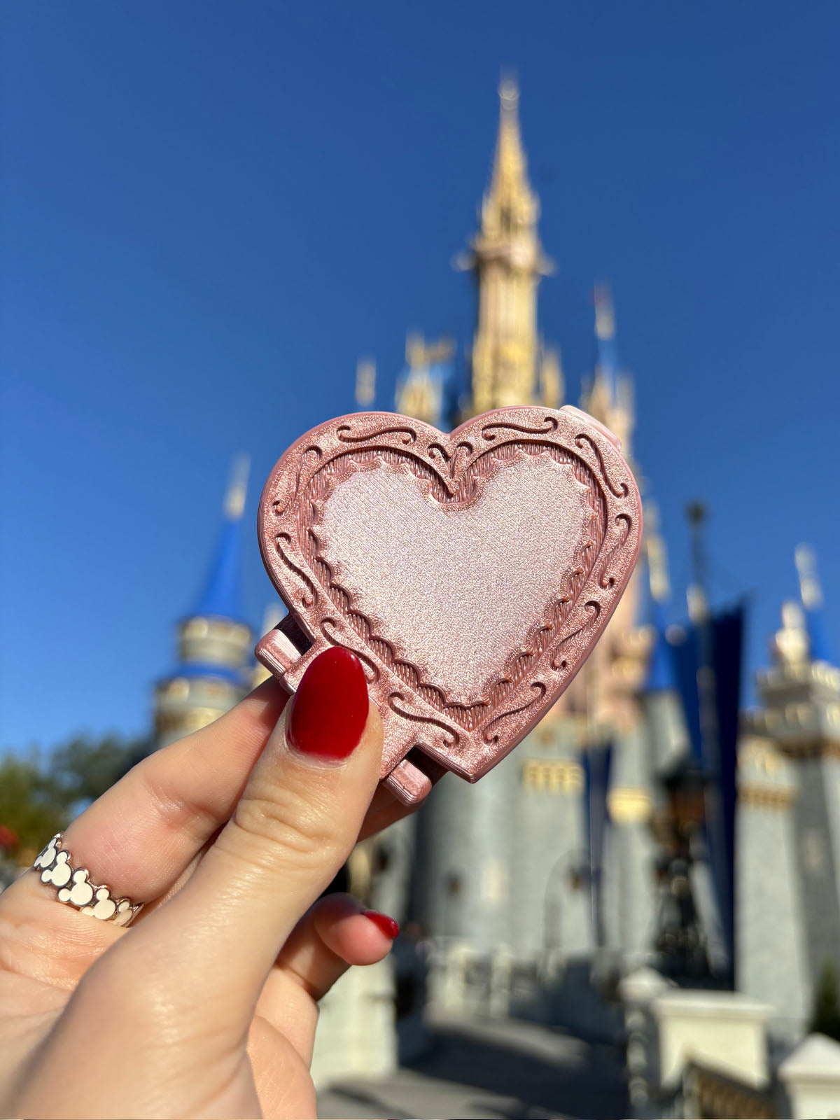 Heart Compact Mirror