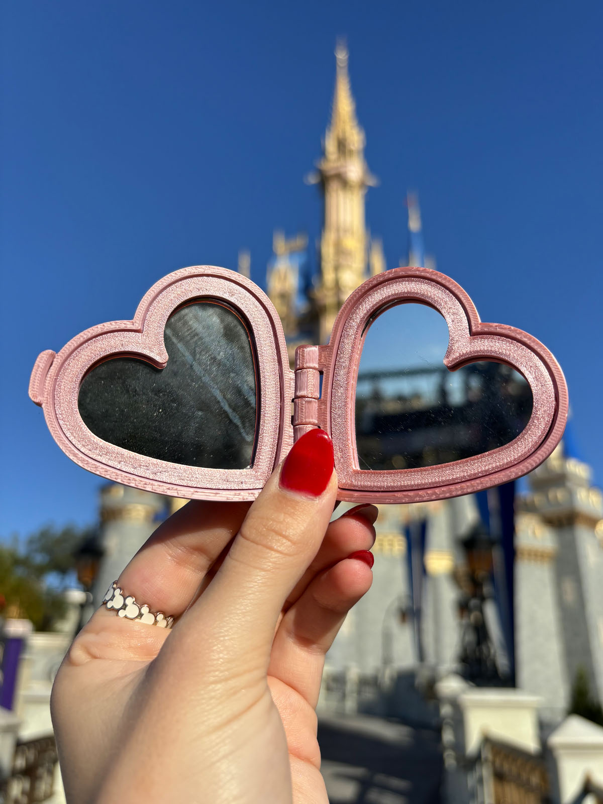 Heart Compact Mirror