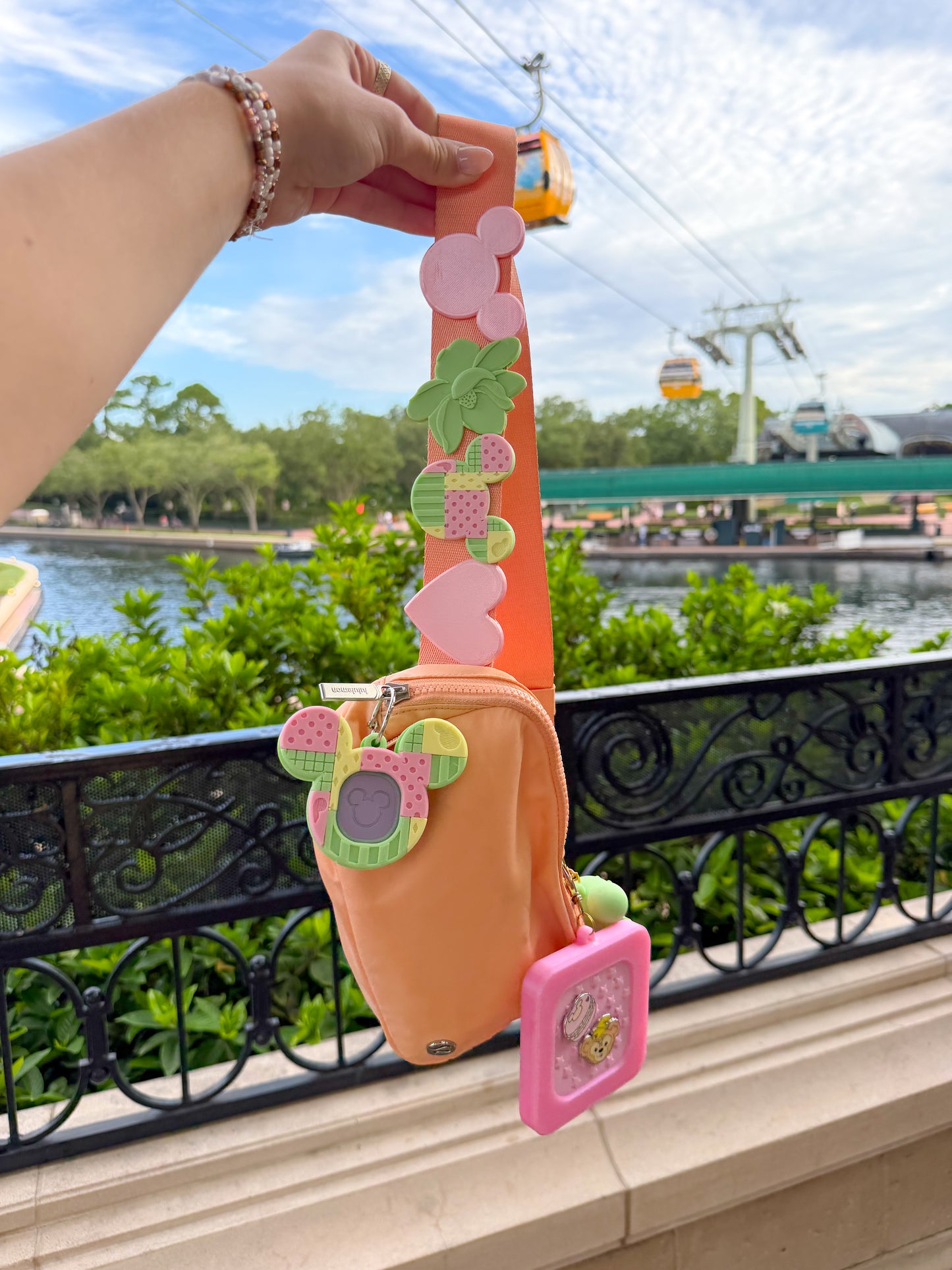 Patchwork Belt and Bag Charm