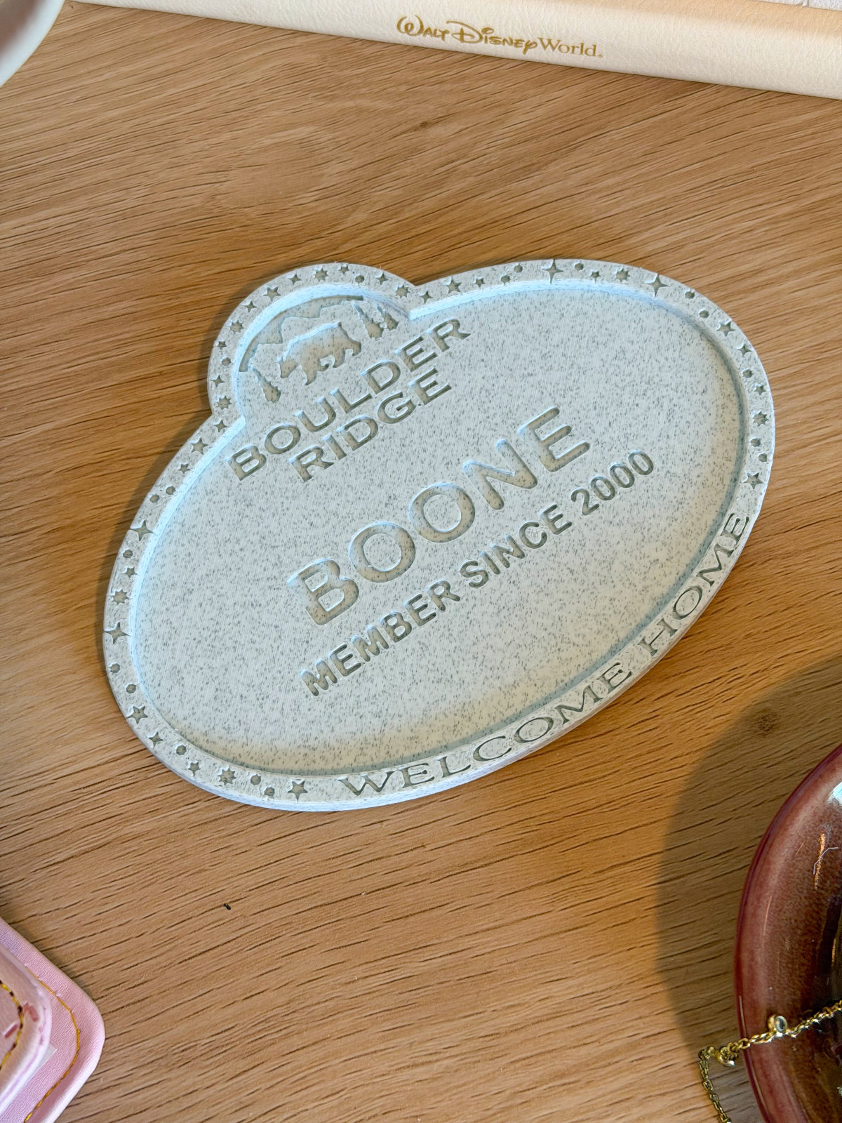 DVC Member Name Tag Drink Coaster - Customizable