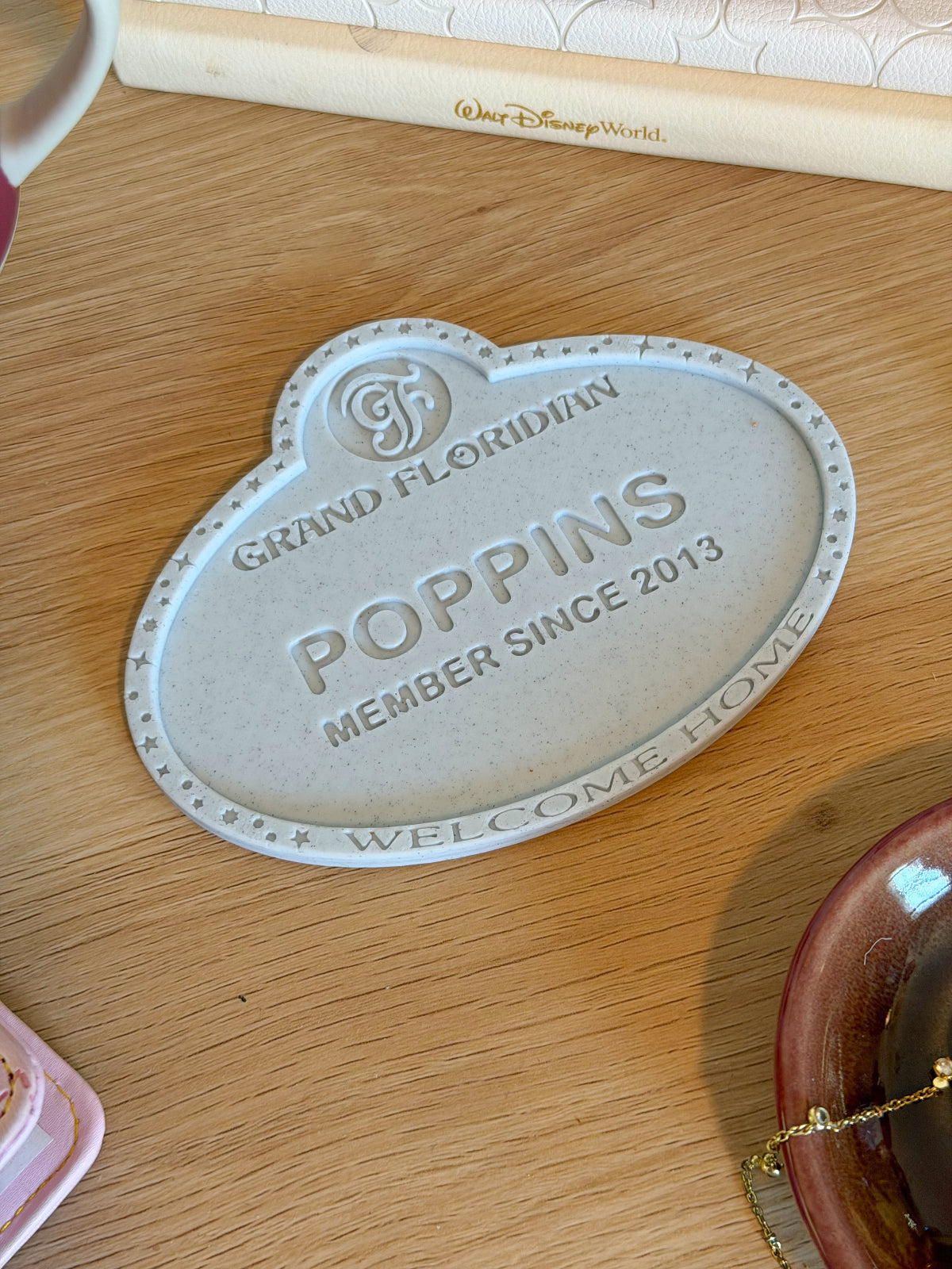 DVC Member Name Tag Drink Coaster - Customizable