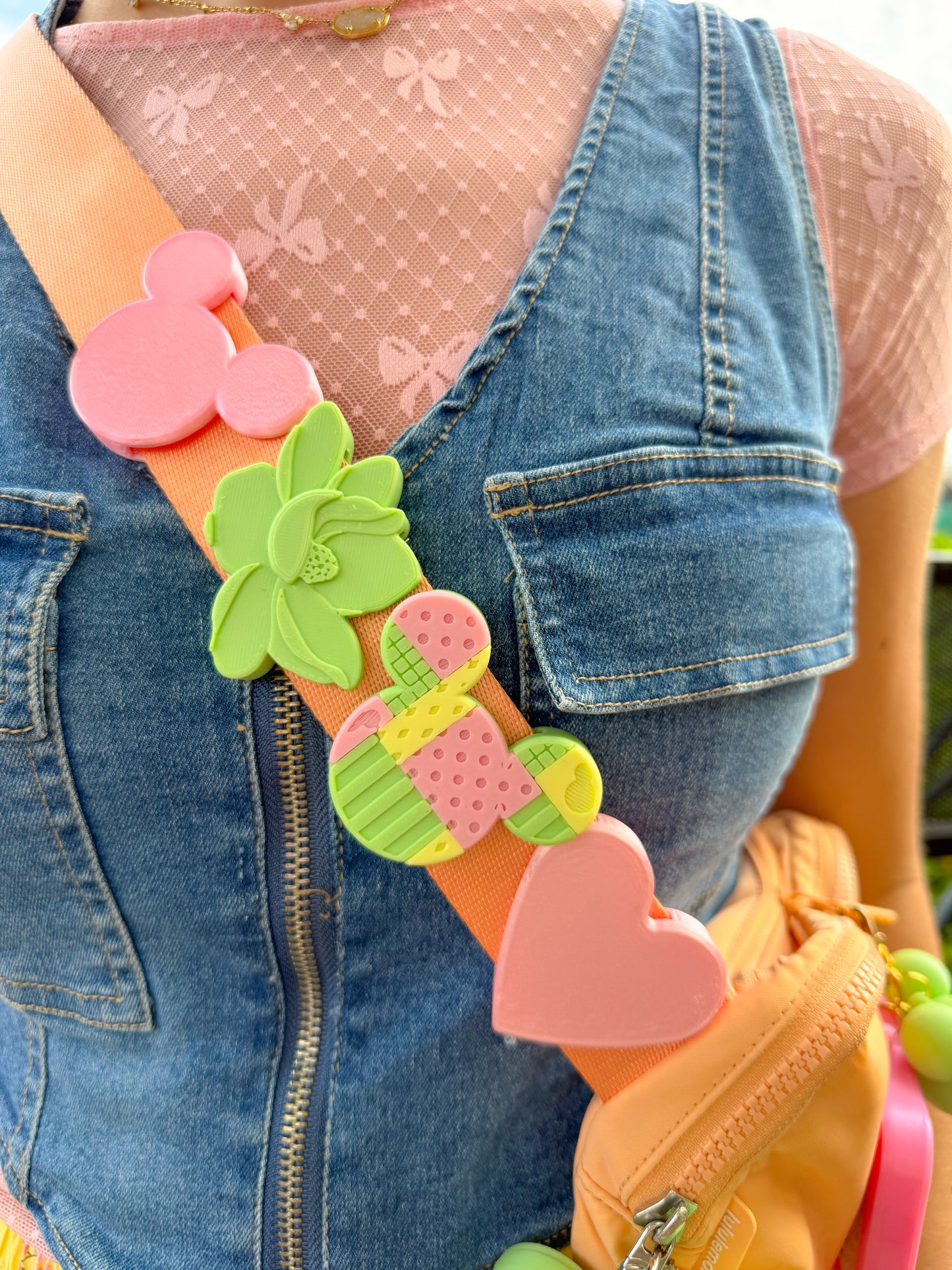 Patchwork Belt and Bag Charm