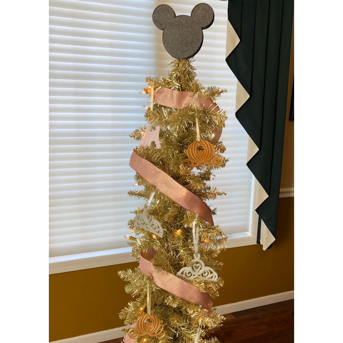 Icon Mouse Christmas Tree Topper - Custom Color