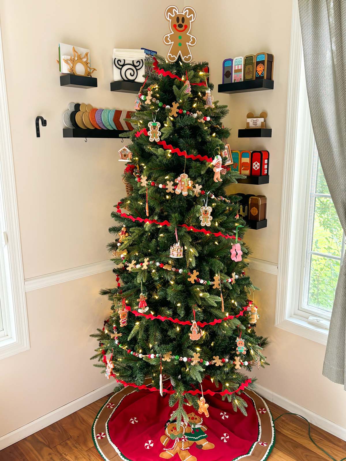 Gingerbread Mouse Christmas Tree Topper