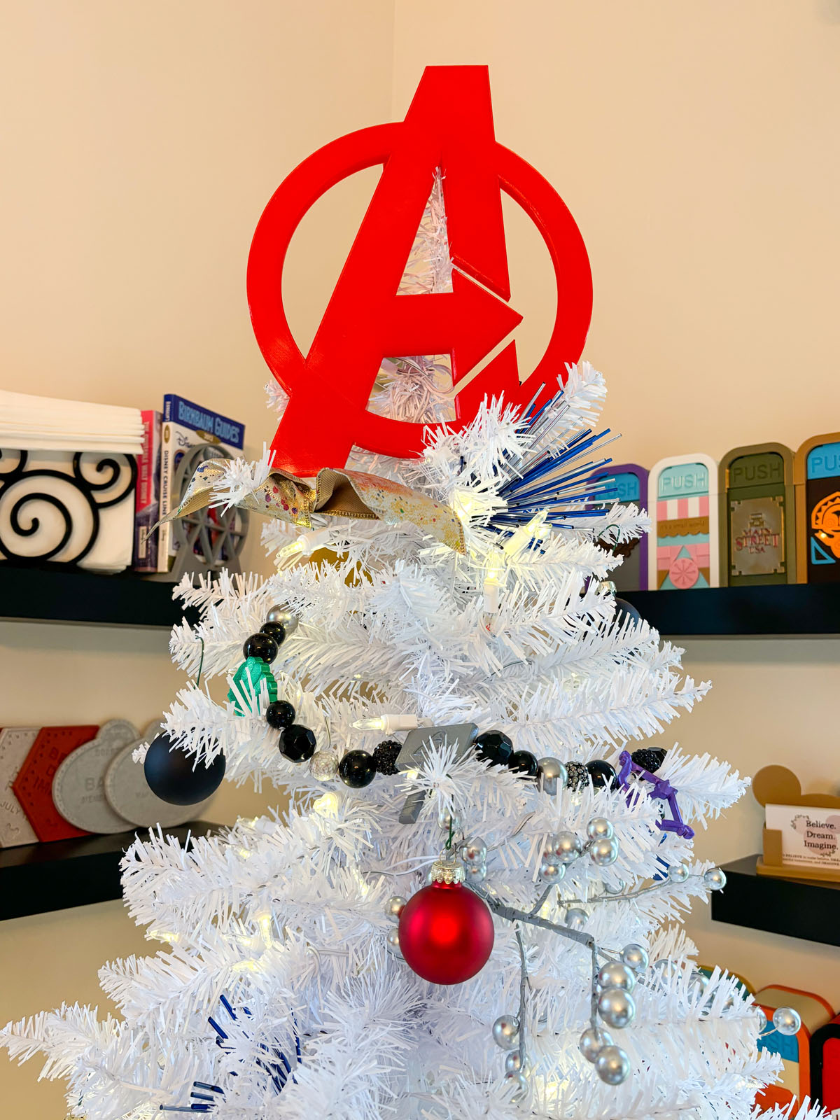 Superhero Christmas Tree Marvel Avengers Christmas Tree SVG Png Iron