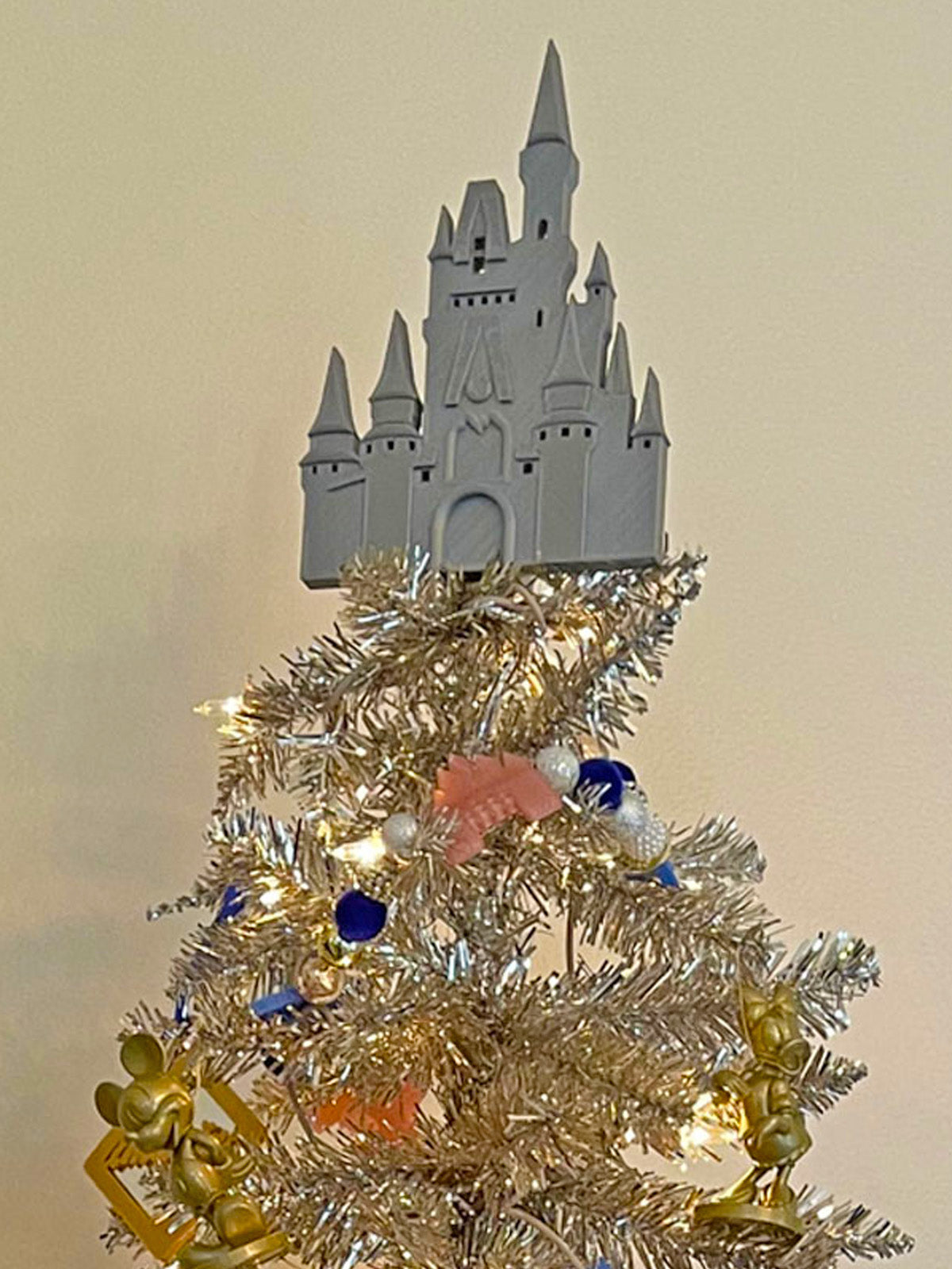 Castle Christmas Tree Topper