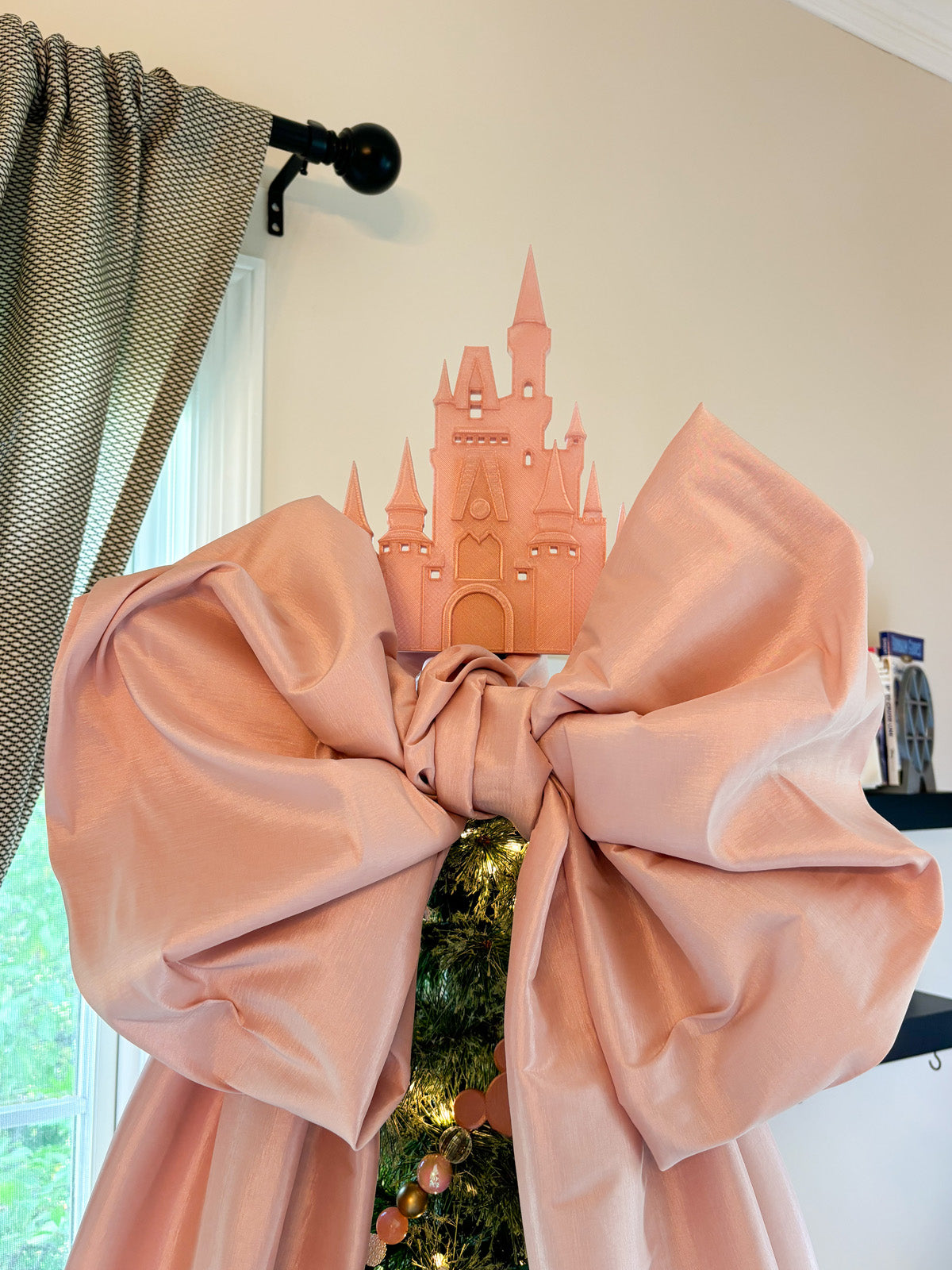 Castle Christmas Tree Topper