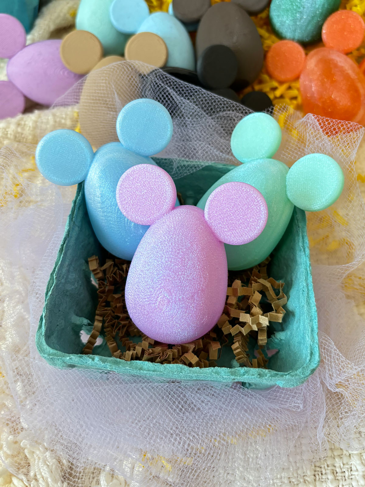 Small Eggs with Ears 3 pc Set