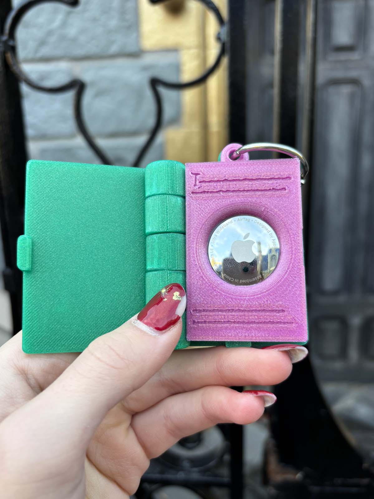 Book AirTag Holder