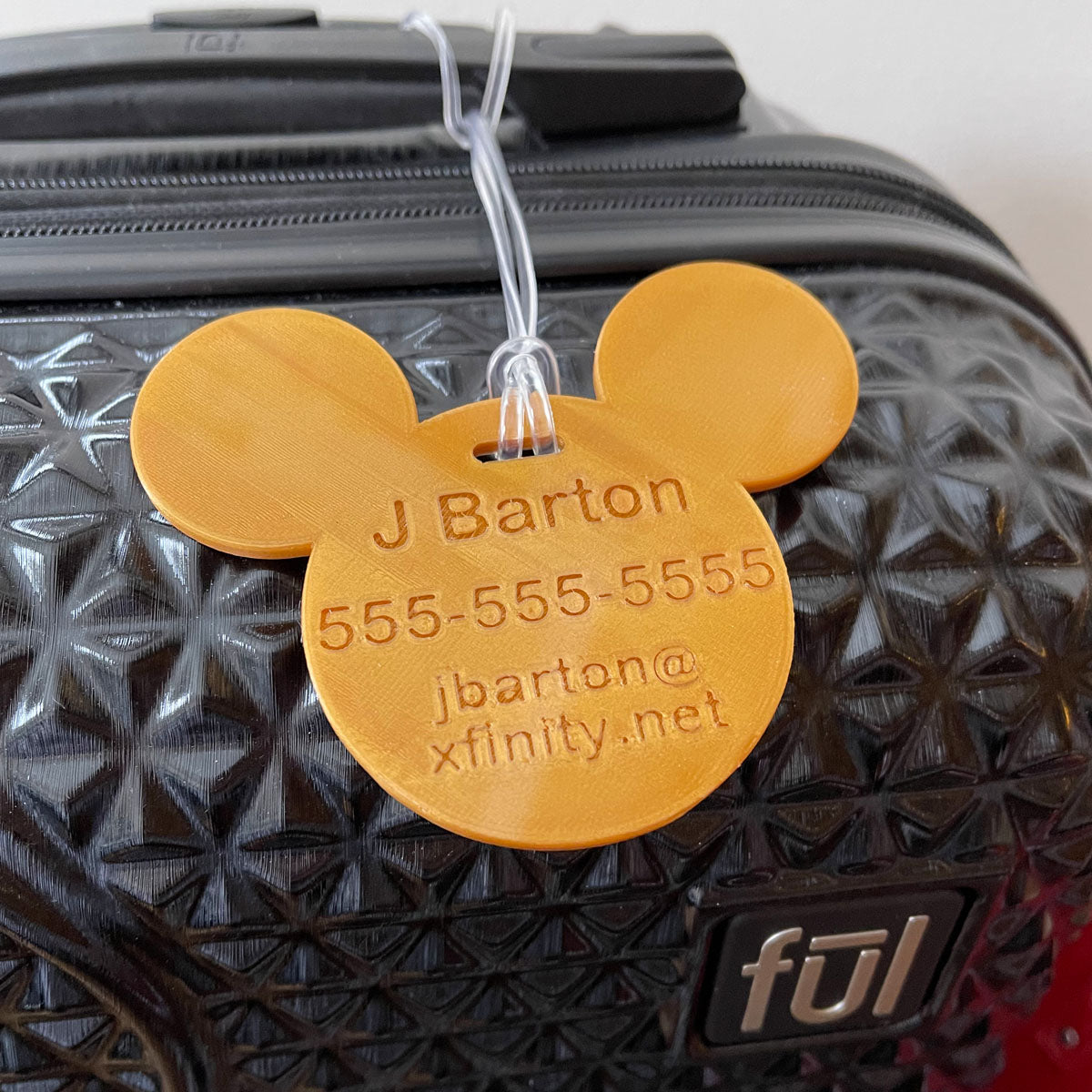 Classic Mouse Luggage Tag