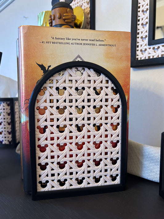 Mouse Rattan Book End