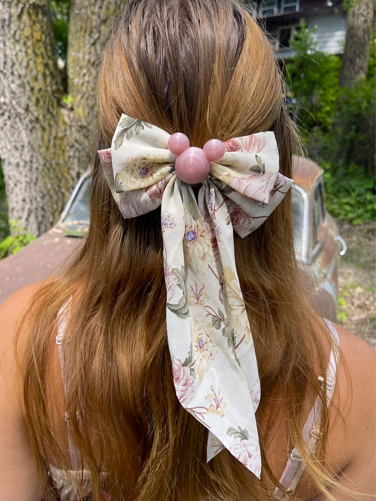 Do As Dreamers Do Hair Bow - Pattern & Lace