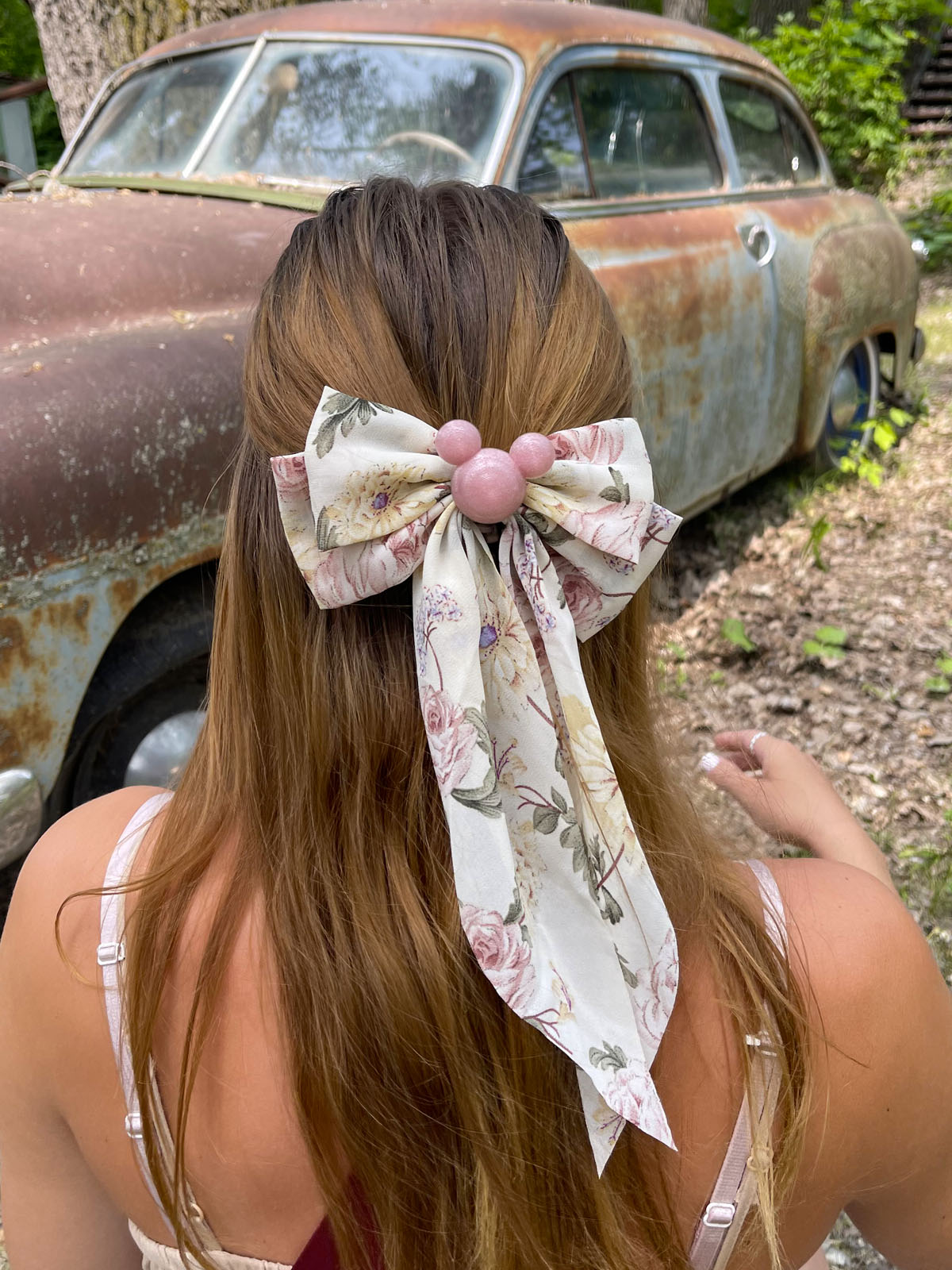 Do As Dreamers Do Hair Bow - Pattern & Lace