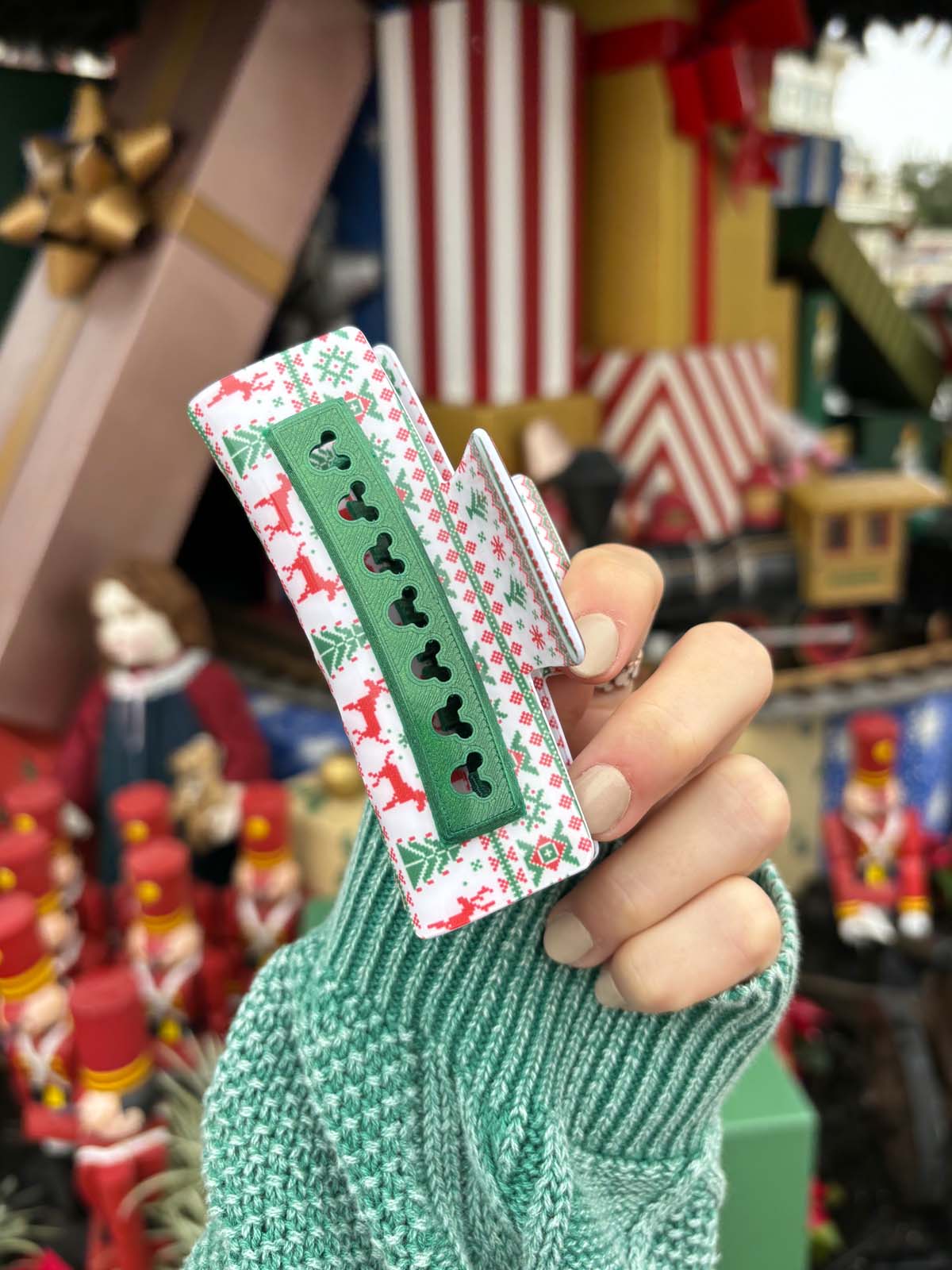 Do As Dreamers Do Christmas Sweater Claw Clip