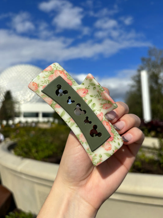 Do As Dreamers Do Vintage Rose Garden Claw Clip