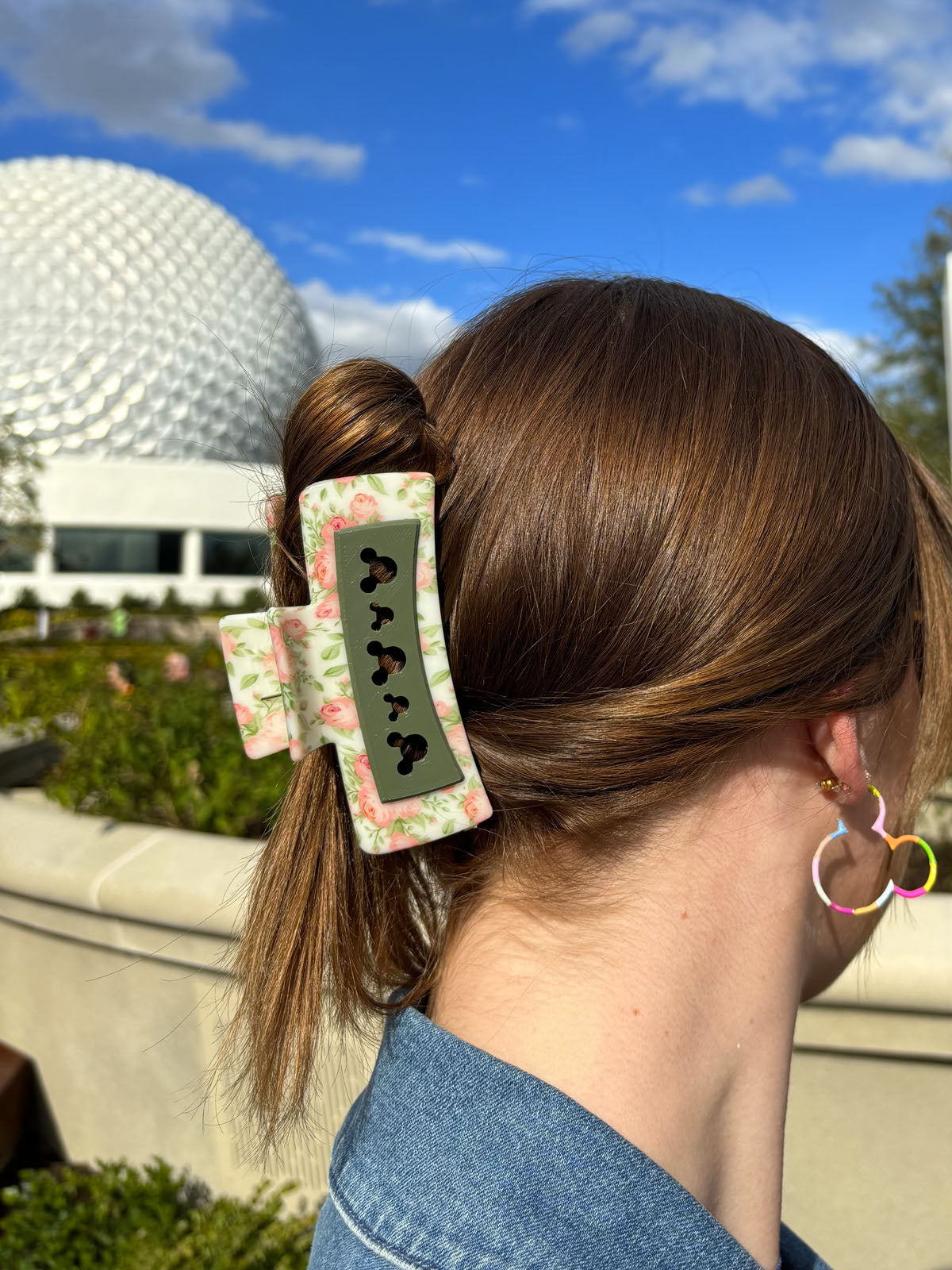 Do As Dreamers Do Vintage Rose Garden Claw Clip