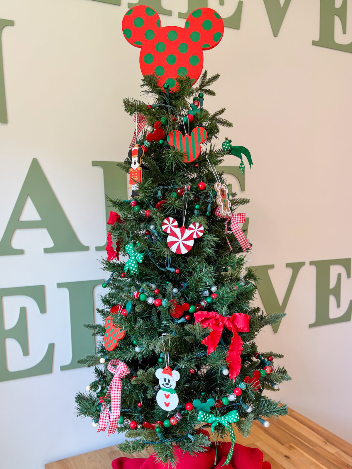 Peppermint Mouse Ornaments