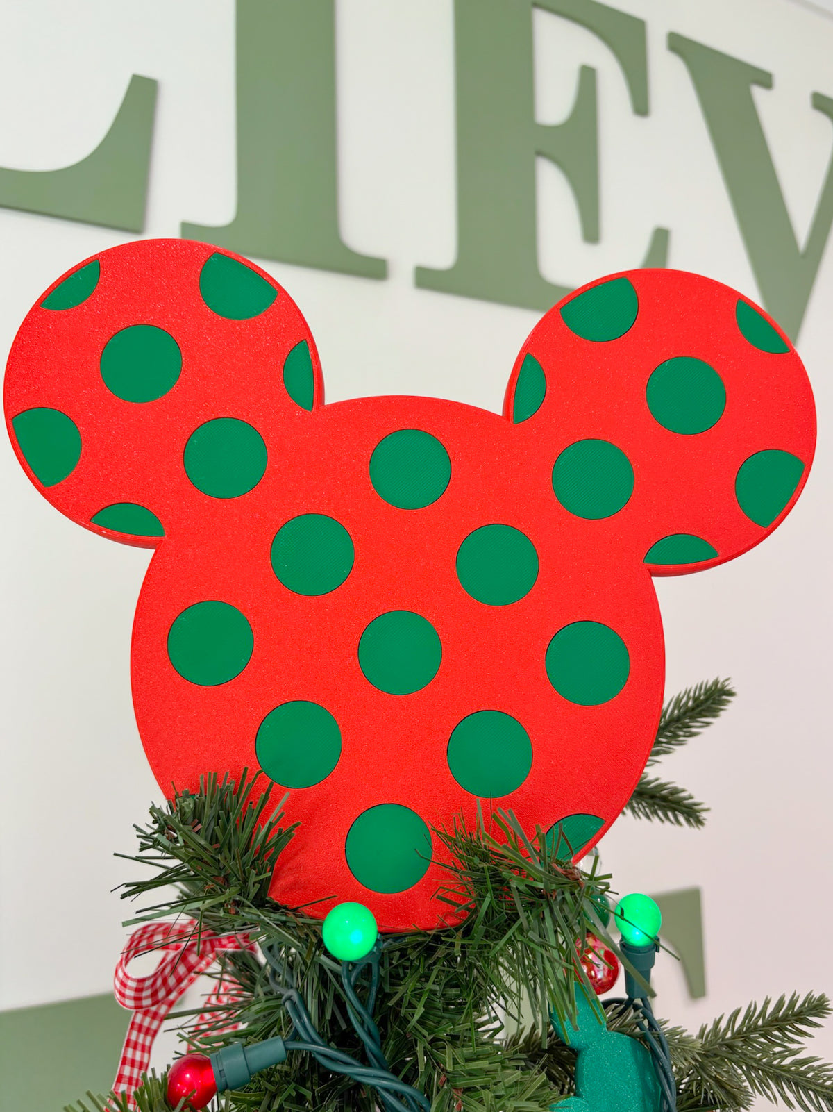 Classic Pattern Christmas Tree Topper