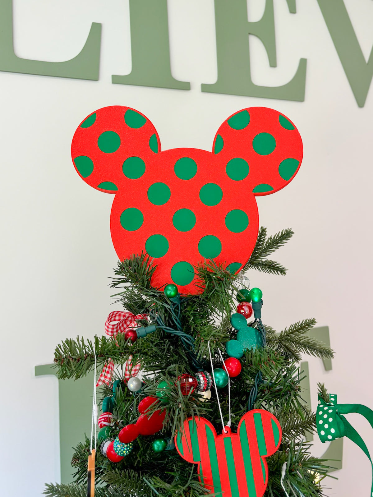 Classic Pattern Christmas Tree Topper