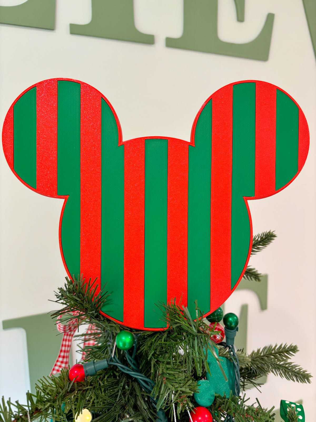 Classic Pattern Christmas Tree Topper
