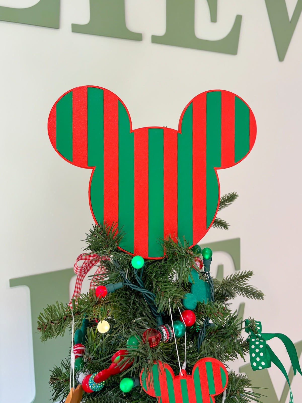 Classic Pattern Christmas Tree Topper