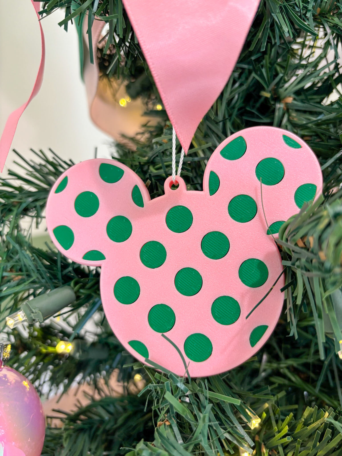 Pinkmas Pattern Ornaments