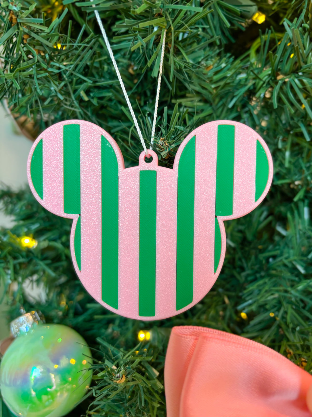 Pinkmas Pattern Ornaments