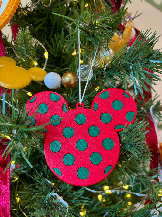 Vintage Christmas Pattern Ornaments