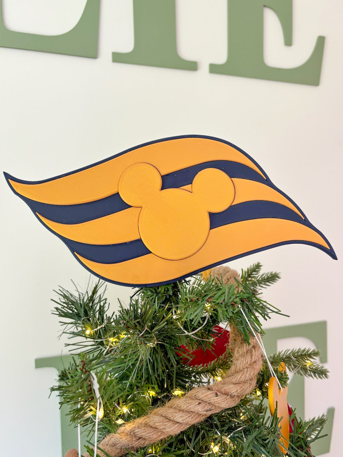 Cruise Line Logo Christmas Tree Topper