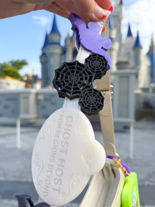 Spiderweb Belt and Bag Charm