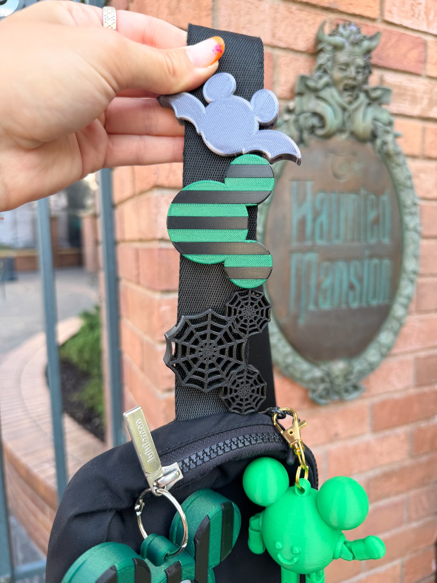 Spiderweb Belt and Bag Charm