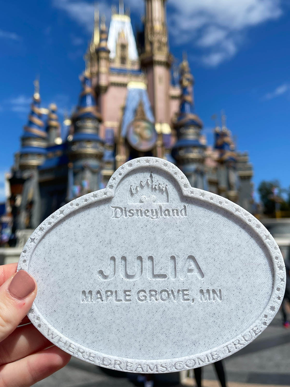Cast Member Name Tag Drink Coaster - Customizable