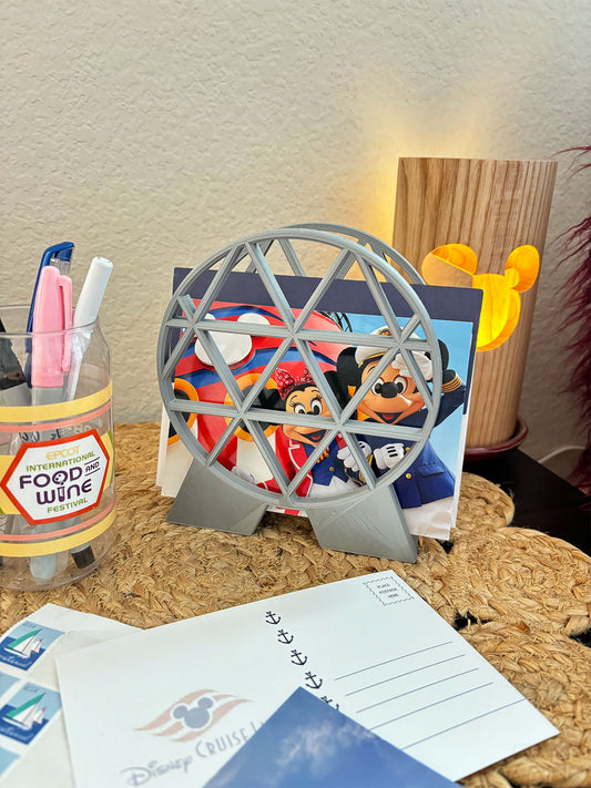 Spaceship Earth Napkin Holder / Desk File Organizer