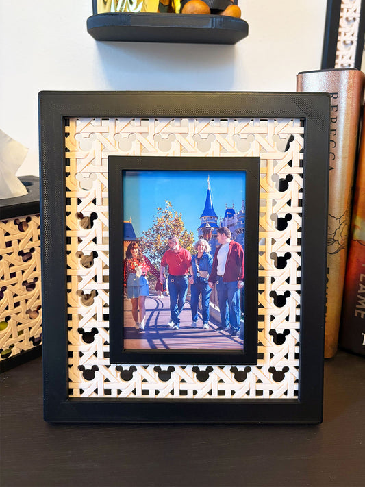 Mouse Rattan Picture Frame