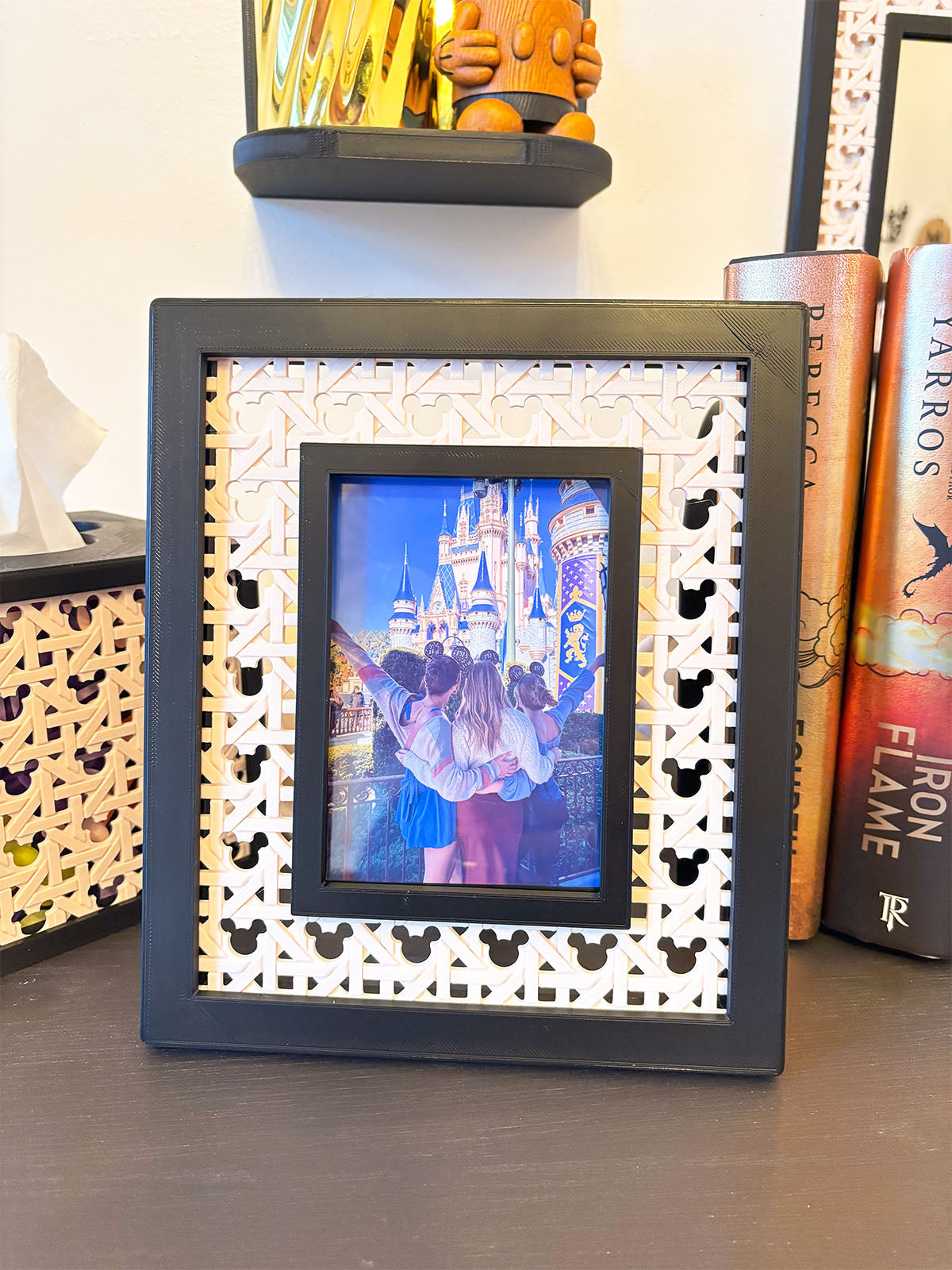 Black Mouse Rattan Picture Frame – BDI