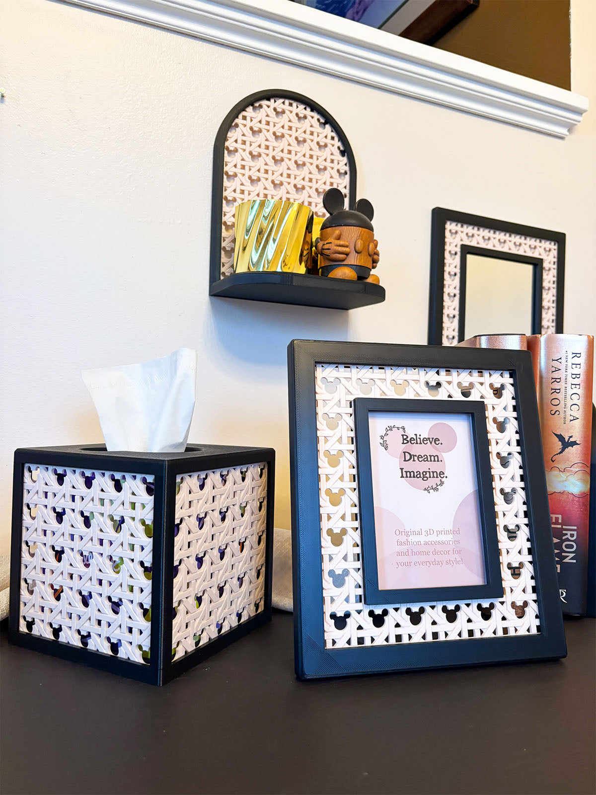 Mouse Rattan Picture Frame